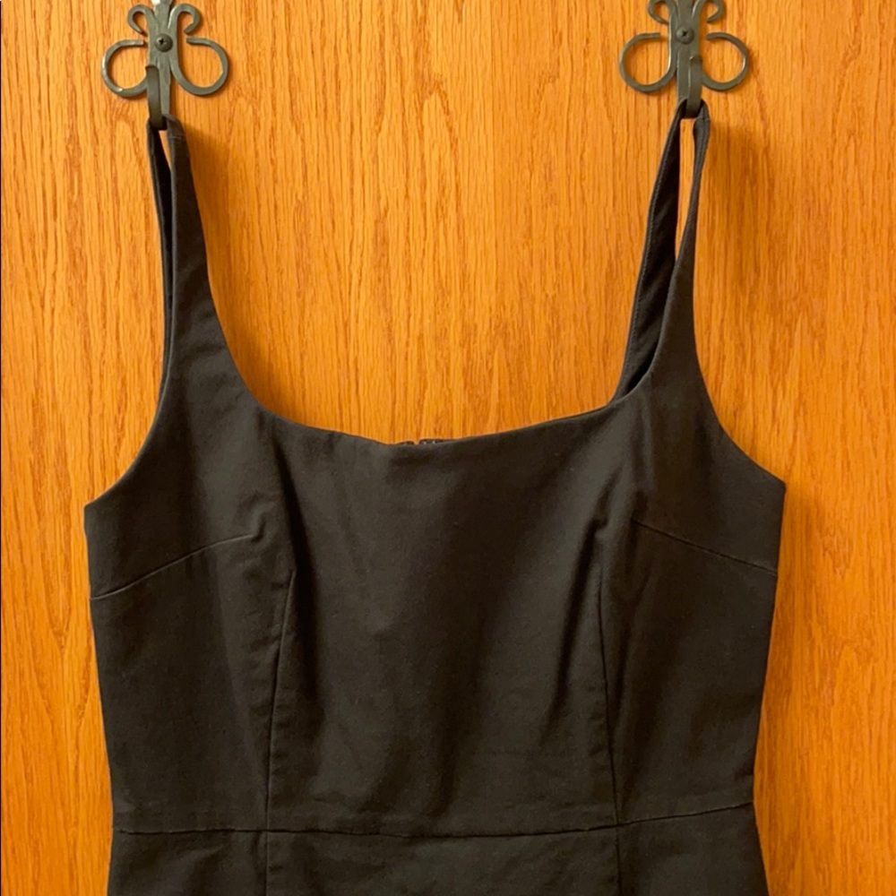 Black fitted sundress